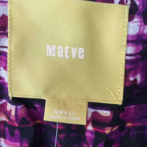 NEW! Anthropologie Maeve Cocoon Dolman Sleeves Draped Dress Size S - Picture 2 of 13